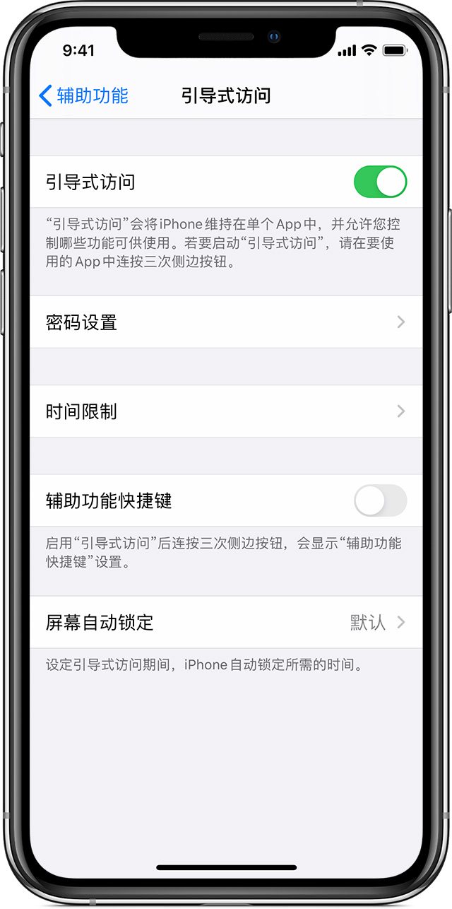 昂昂溪苹果手机维修分享如何在 iPhone 上退出引导式访问 